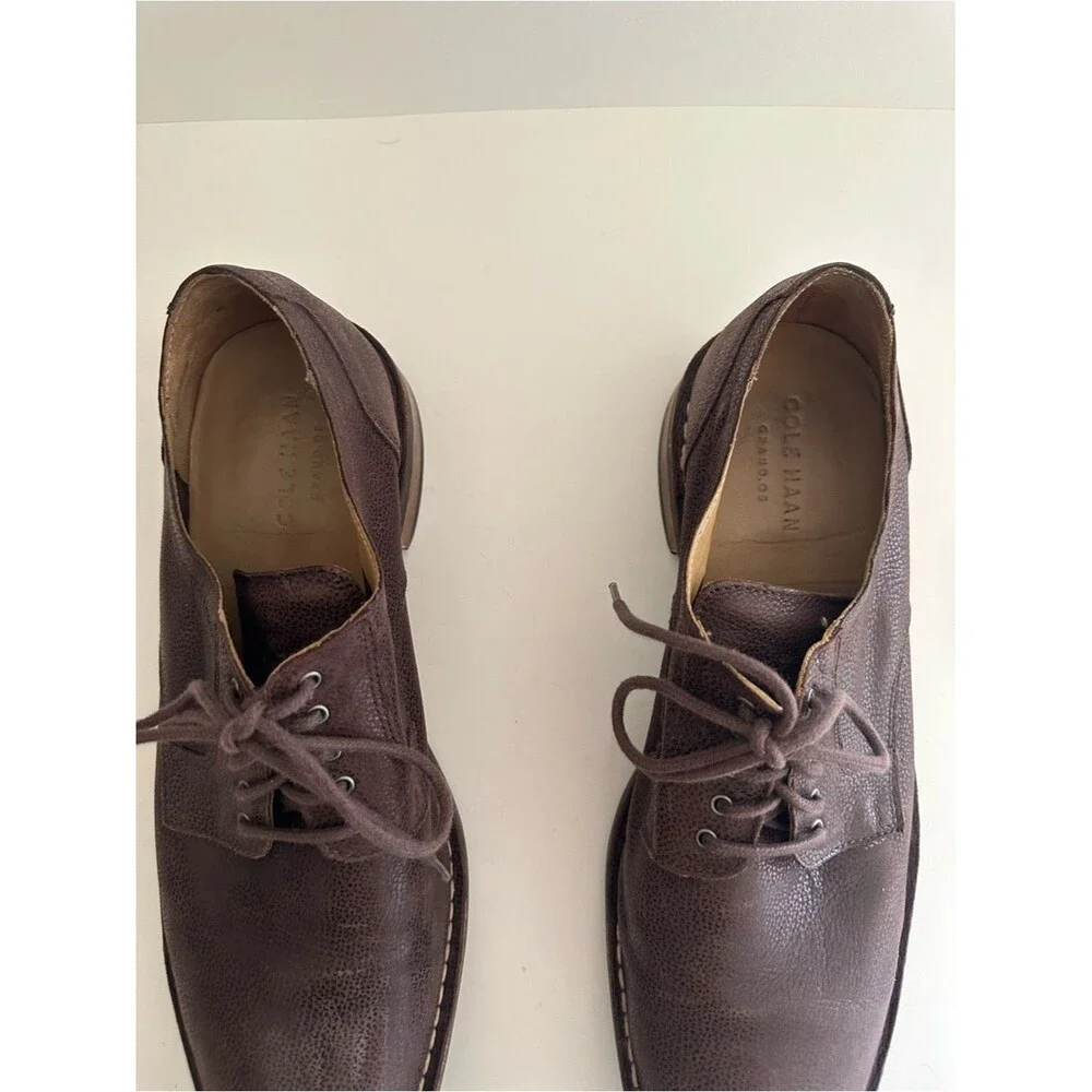 Cole Haan brown pebble leather Center Street oxford